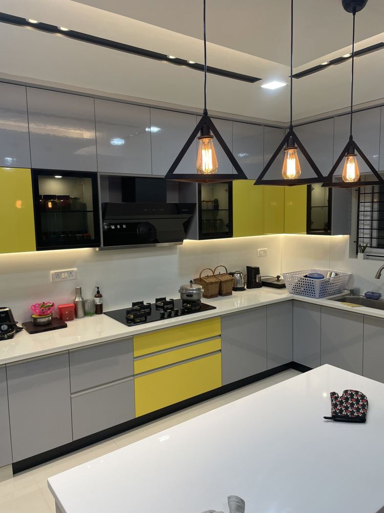 Interior design detail from Daniel's Home Interiors in Nanganallur by Dreamcraft Interiors