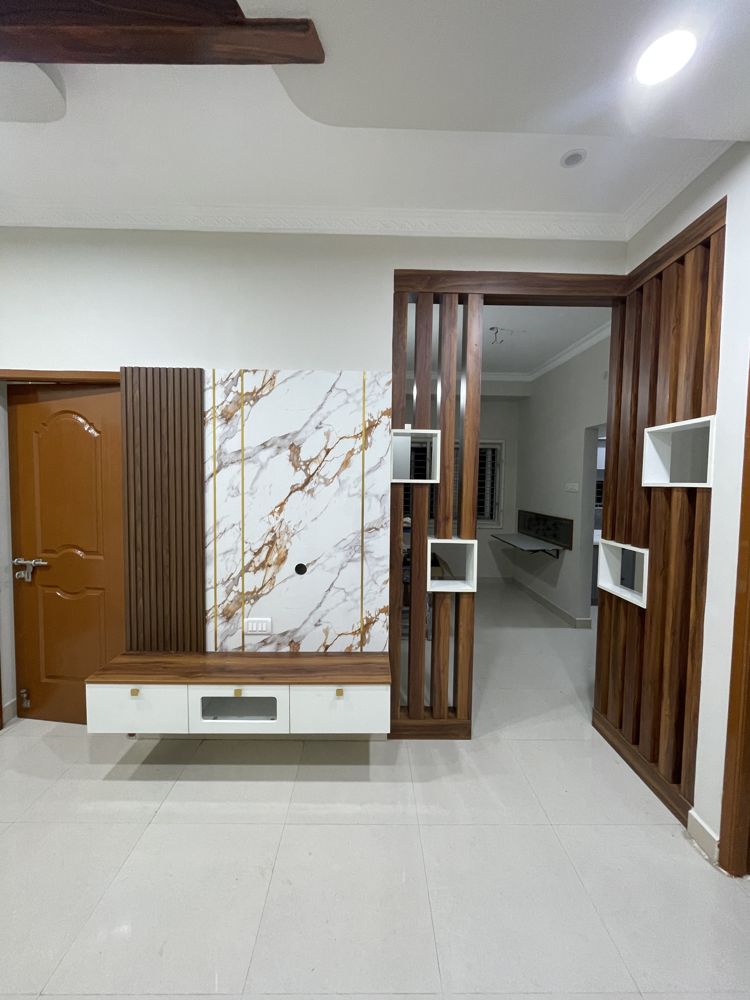 Interior design detail from Gajendran's Home Interiors in Madipakkam by Dreamcraft Interiors