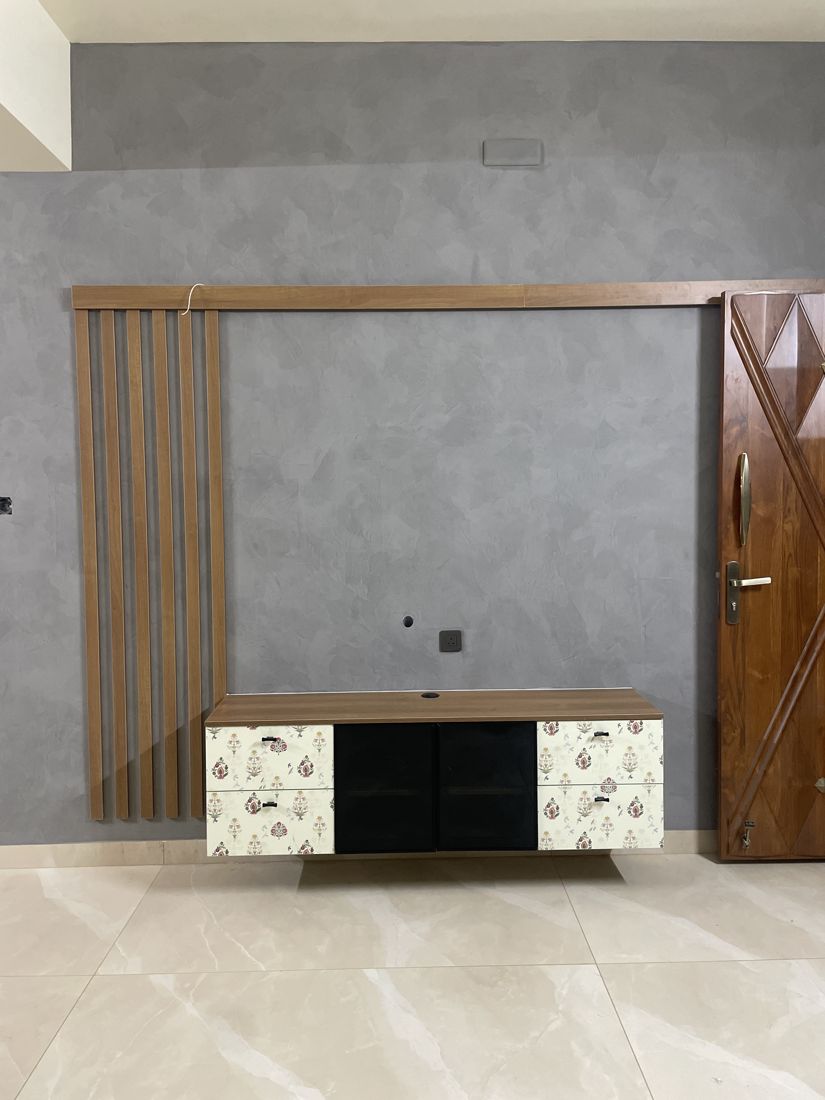 Interior design detail from Ravi's Full Home Interiors in Nanganallur by Dreamcraft Interiors